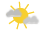 Sonne/Mond mit Wolken