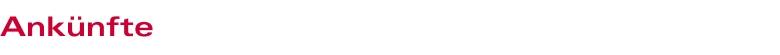 Ank�nfte
