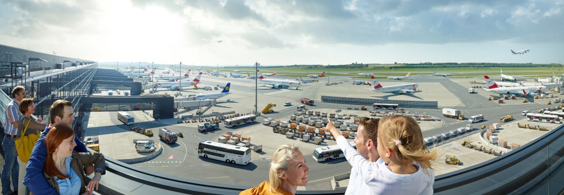 Flughafen Wien Besucherterrasse