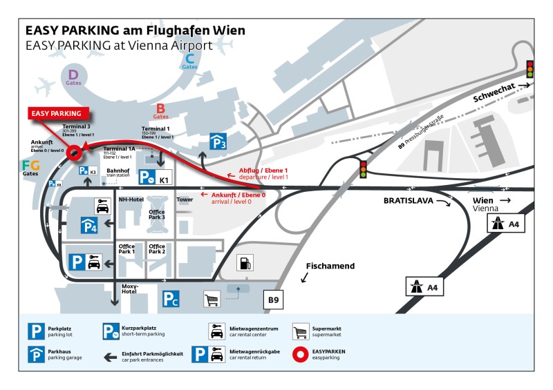 Easy Parking Flughafen Wien Telefonnummer