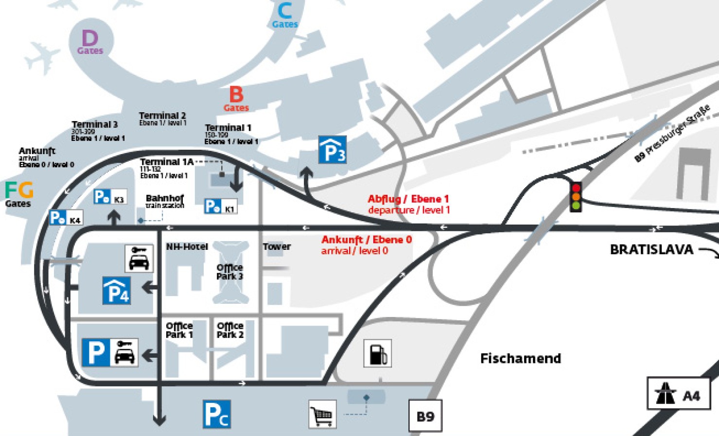 Wien Flughafen Karte | creactie
