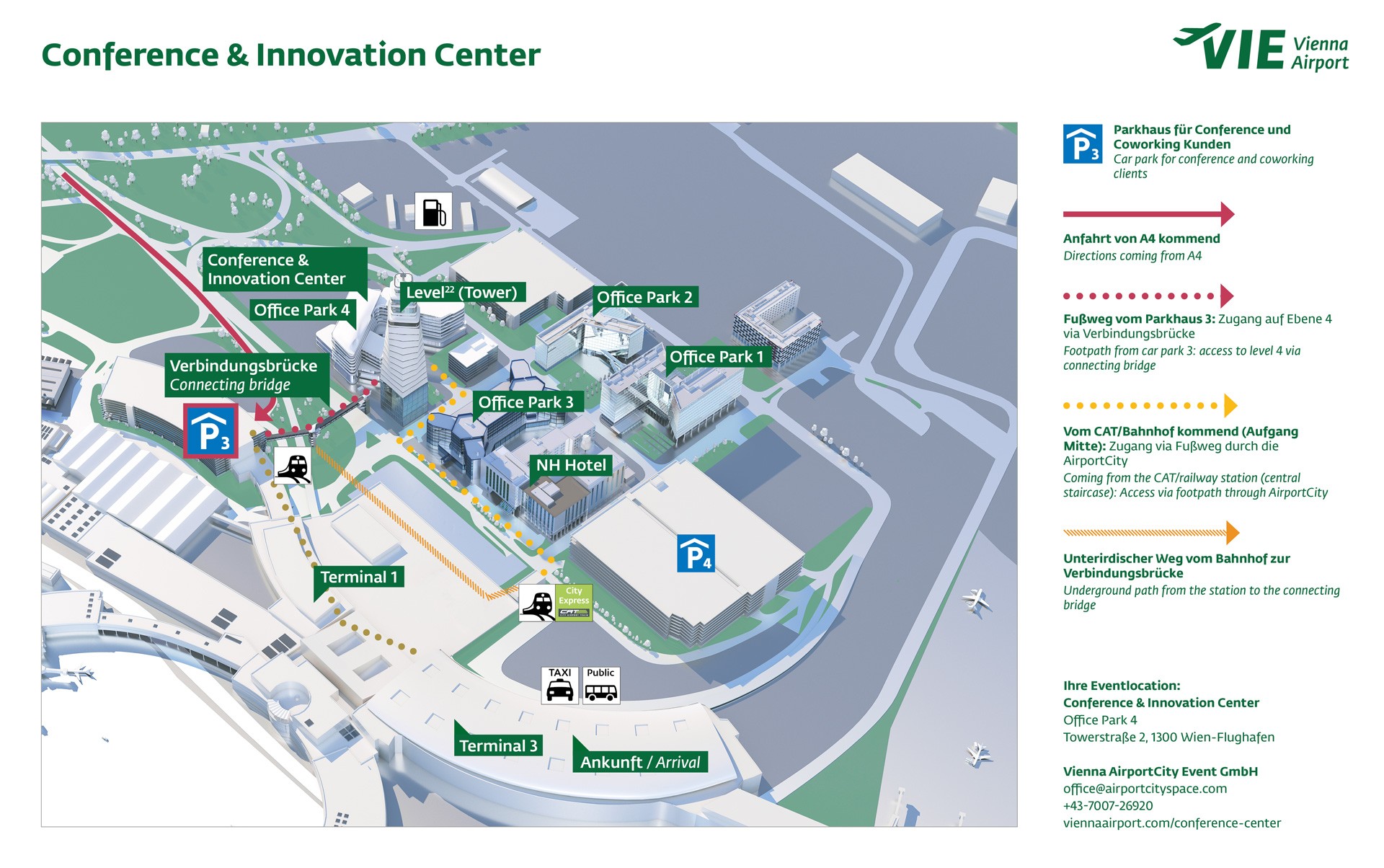 3D Plan Flughafen Wien